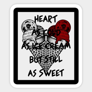 "Creamy Worlds: Heart" Sticker